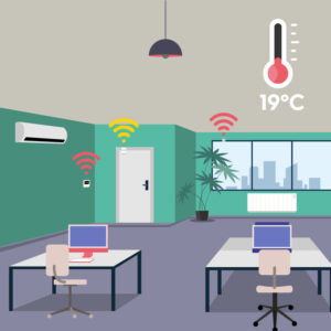 bureau occupé + vide