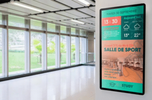 Affichage dynamique résidence étudiant