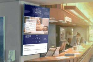 Affichage dynamique smart hotel