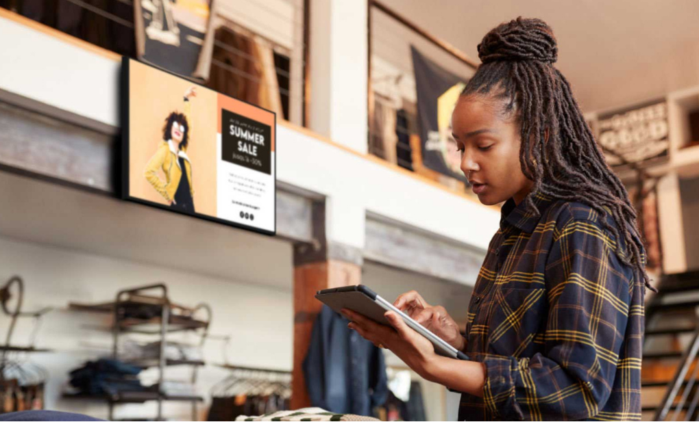 Affichage dynamique pour magasin